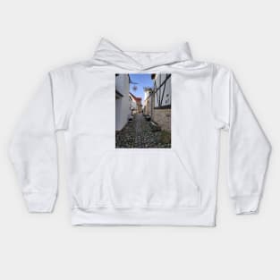 Old alley in Quedlinburg Kids Hoodie